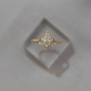 Emerson 14K Yellow Gold Lab Diamond ring